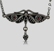 Load image into Gallery viewer, SILVER MOTH NECKLACE custom