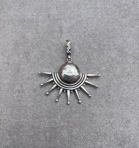 Silver sunburst