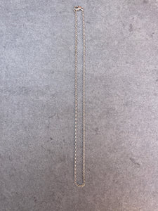 CHAIN. Medium weight oval belcher. 16”