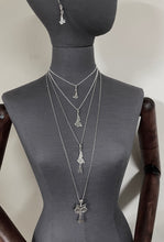 Load image into Gallery viewer, SILVER BIRD ON HOOK EARRINGS
