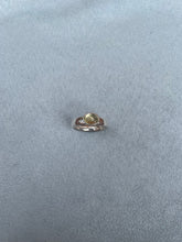 Load image into Gallery viewer, Single stone chunky silver band ring with oval cabochon stone
