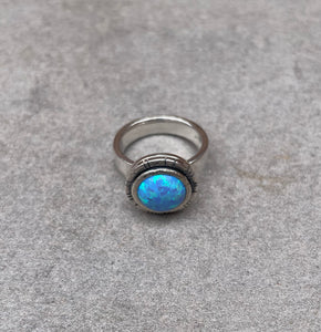 Round Opal ring