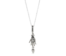 Load image into Gallery viewer, Hand with heart dangle
