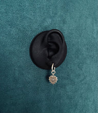 Load image into Gallery viewer, Medium heart on hoop earring
