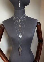Load image into Gallery viewer, SILVER OWL WITH BEAD AND MOUSE
