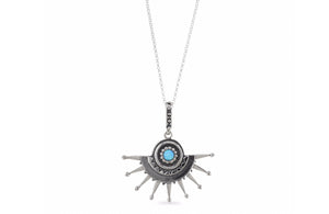 Silver sunburst
