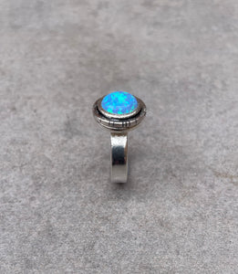 Round Opal ring