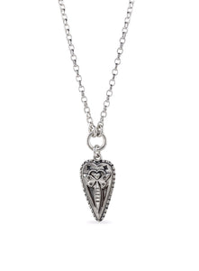 Dragonfly heart necklace