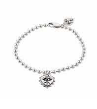 Load image into Gallery viewer, Double heart ball bracelet
