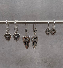 Load image into Gallery viewer, MAYFLY HEART DROP EARRING
