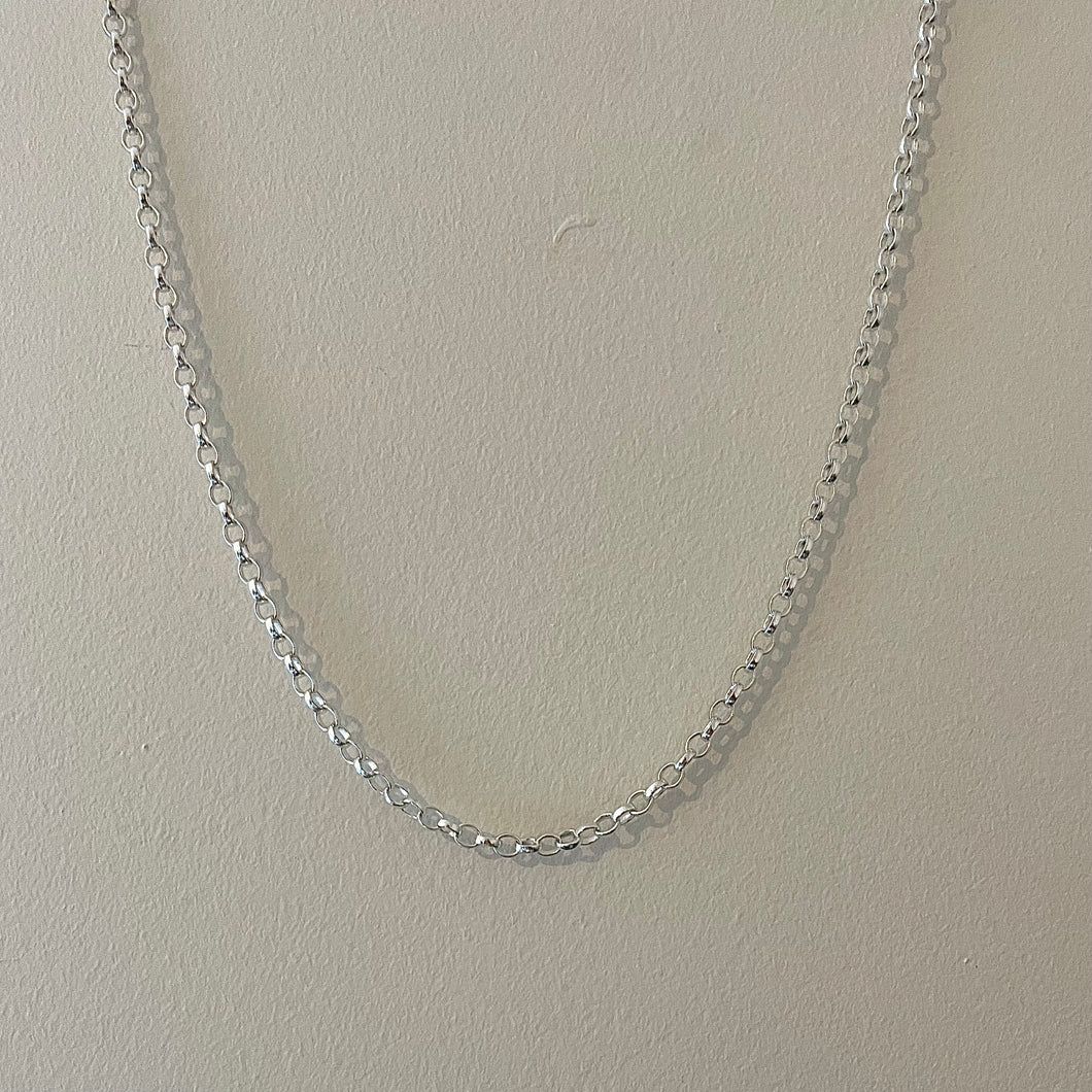 Silver belcher chain