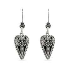 Load image into Gallery viewer, MAYFLY HEART DROP EARRING
