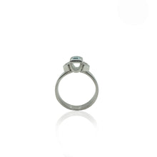 Load image into Gallery viewer, TEAL TOURMALINE AND DIAMOND RING
