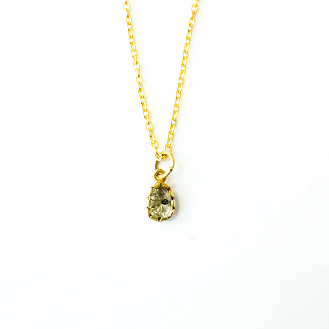 DIAMOND SLICE PENDANT