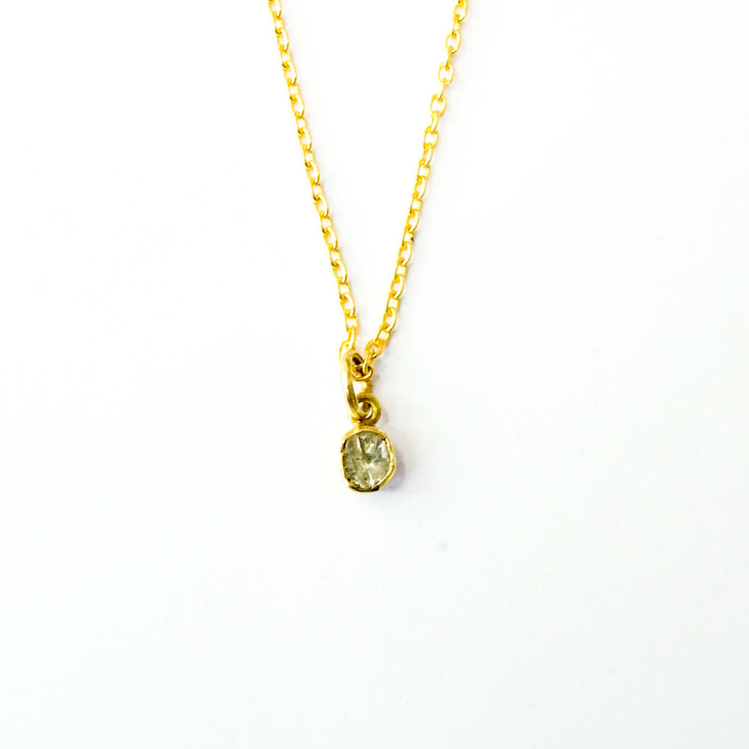 DIAMOND SLICE PENDANT