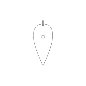 LARGE LONG HEART - Amabis