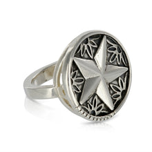 Load image into Gallery viewer, SILVER STAR RING - Amabis
