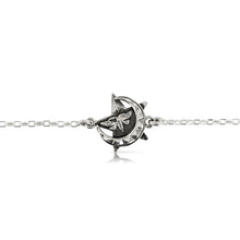 Load image into Gallery viewer, SILVER STAR AND MOON BRACELET - Amabis
