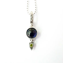 Load image into Gallery viewer, SAPPHIRE AND PERIDOT PENDANT
