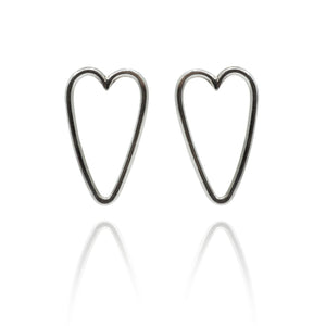 OPEN HEART STUD - Amabis