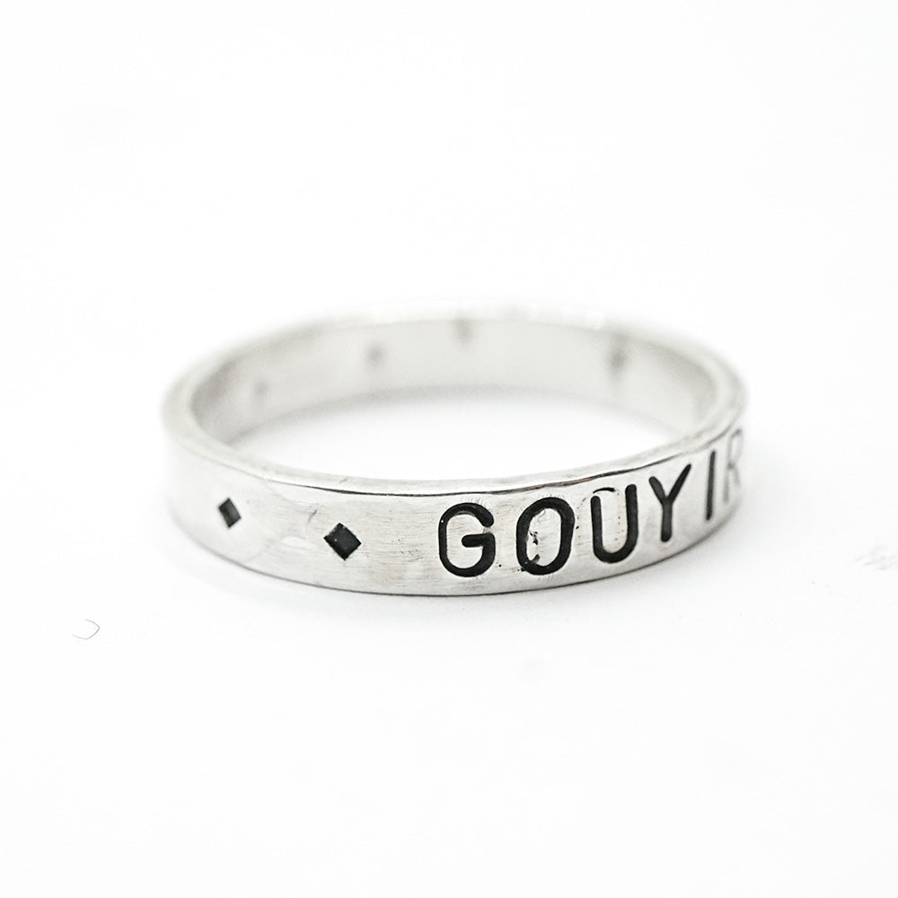 LIFE STORY SKINNY RING