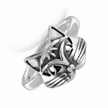 Load image into Gallery viewer, SILVER CAT RING - Amabis
