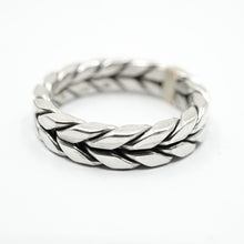Load image into Gallery viewer, GOLD AND SILVER PLAIT RING
