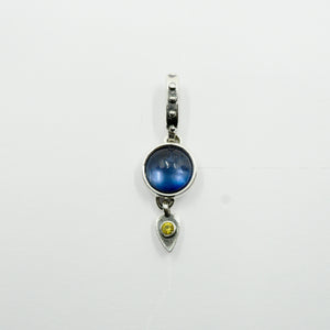 SAPPHIRE AND PERIDOT PENDANT